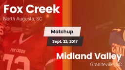Matchup: Fox Creek vs. Midland Valley  2017