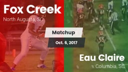 Matchup: Fox Creek vs. Eau Claire  2017