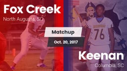 Matchup: Fox Creek vs. Keenan  2017