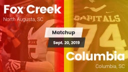 Matchup: Fox Creek vs. Columbia  2019