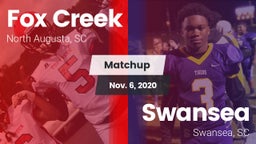 Matchup: Fox Creek vs. Swansea  2020