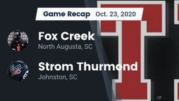 Recap: Fox Creek  vs. Strom Thurmond  2020