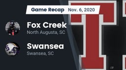 Recap: Fox Creek  vs. Swansea  2020
