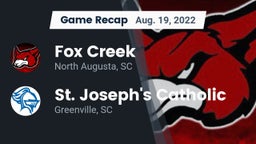 Recap: Fox Creek  vs. St. Joseph's Catholic  2022