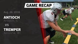 Recap: Antioch  vs. Tremper 2016