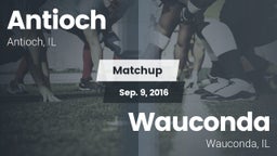 Matchup: Antioch vs. Wauconda  2016