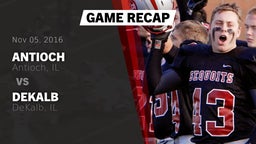 Recap: Antioch  vs. DeKalb  2016