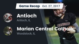 Recap: Antioch  vs. Marian Central Catholic  2017
