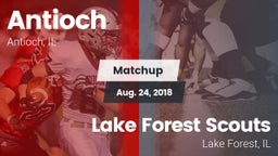 Matchup: Antioch  vs. Lake Forest Scouts 2018