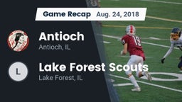 Recap: Antioch  vs. Lake Forest Scouts 2018
