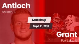 Matchup: Antioch  vs. Grant  2018