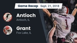 Recap: Antioch  vs. Grant  2018
