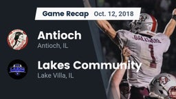 Recap: Antioch  vs. Lakes Community  2018