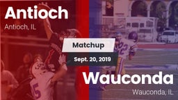 Matchup: Antioch  vs. Wauconda  2019