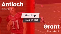 Matchup: Antioch  vs. Grant  2019