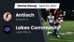 Recap: Antioch  vs. Lakes Community  2021