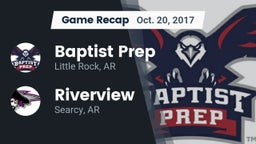 Recap: Baptist Prep vs. Riverview  2017