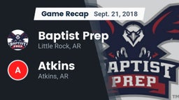Recap: Baptist Prep  vs. Atkins  2018