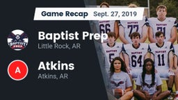 Recap: Baptist Prep  vs. Atkins  2019