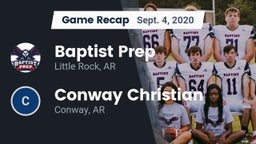 Recap: Baptist Prep  vs. Conway Christian  2020
