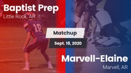 Matchup: Baptist Prep vs. Marvell-Elaine  2020