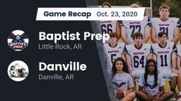 Recap: Baptist Prep  vs. Danville  2020