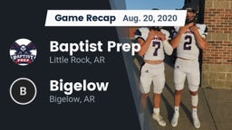 Recap: Baptist Prep  vs. Bigelow  2020