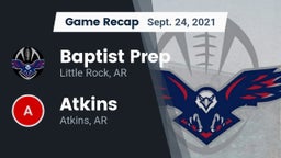 Recap: Baptist Prep  vs. Atkins  2021