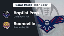 Recap: Baptist Prep  vs. Booneville  2021