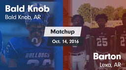 Matchup: Bald Knob vs. Barton  2016