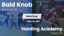 Matchup: Bald Knob vs. Harding Academy  2017