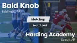 Matchup: Bald Knob vs. Harding Academy  2018