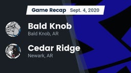 Recap: Bald Knob  vs. Cedar Ridge  2020