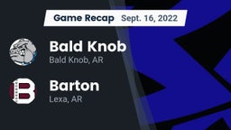 Recap: Bald Knob  vs. Barton  2022