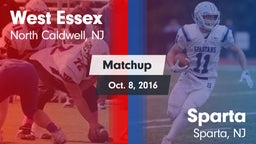 Matchup: West Essex High vs. Sparta  2016