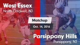 Matchup: West Essex High vs. Parsippany Hills  2016