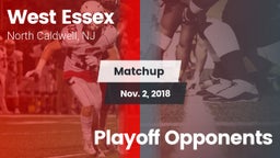 Matchup: West Essex High vs. Playoff Opponents 2018