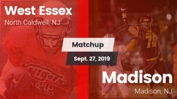 Matchup: West Essex High vs. Madison  2019