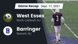 Recap: West Essex  vs. Barringer  2021