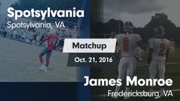 Matchup: Spotsylvania vs. James Monroe  2016