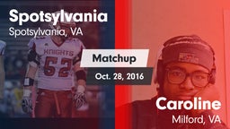 Matchup: Spotsylvania vs. Caroline  2016