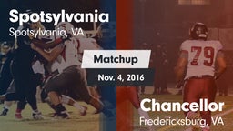 Matchup: Spotsylvania vs. Chancellor  2016