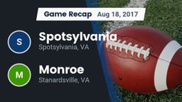 Recap: Spotsylvania  vs. Monroe  2017