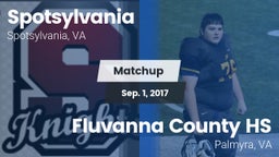Matchup: Spotsylvania vs. Fluvanna County HS 2017