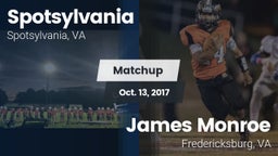 Matchup: Spotsylvania vs. James Monroe  2017
