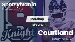 Matchup: Spotsylvania vs. Courtland  2017
