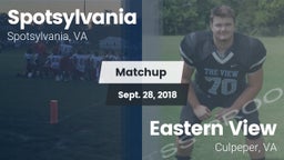 Matchup: Spotsylvania vs. Eastern View  2018