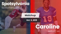 Matchup: Spotsylvania vs. Caroline  2018