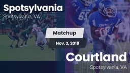 Matchup: Spotsylvania vs. Courtland  2018