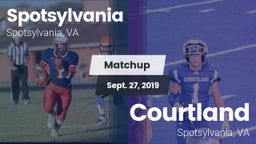 Matchup: Spotsylvania vs. Courtland  2019